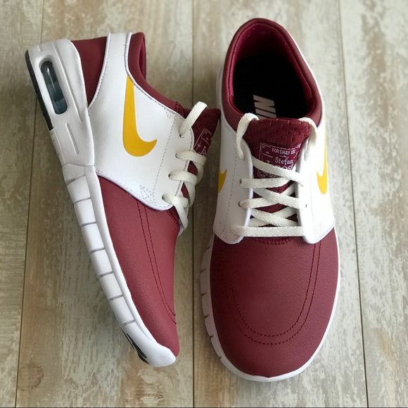 NWT Nike ID Stefan Janoski Custom maroon - Picture 6 of 8